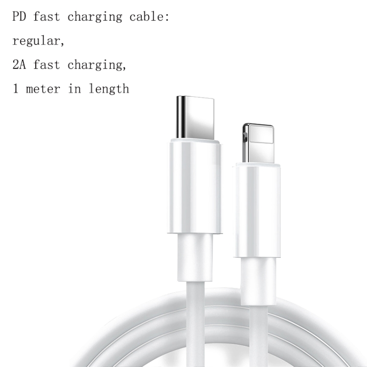 CYKE USB60 20W Mini PD Type-C Port Fast Charger With Type-C To 8 Pin Cable, US Plug(White Set) CYKE USB60 20W Mini PD Type-C Port Fast Charger With Type-C To 8 Pin Cable, US Plug(White Set)