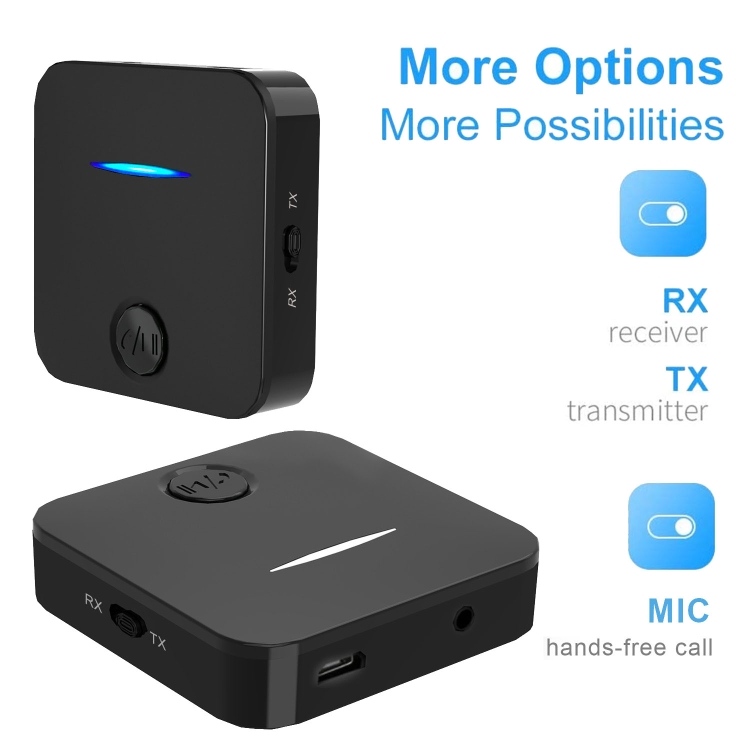 WB5 Bluetooth 5.0 Wireless Audio Adapter Receiver & Transmitter WB5 Bluetooth 5.0 Wireless Audio Adapter Receiver & Transmitter