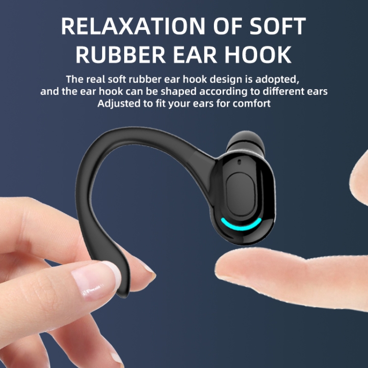F8 Bluetooth 5.1 Ear-Mounted Stereo Wireless Sports Earphone(Black) F8 Bluetooth 5.1 Ear-Mounted Stereo Wireless Sports Earphone(Black)