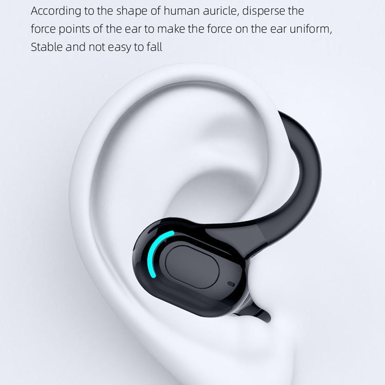 F8 Bluetooth 5.1 Ear-Mounted Stereo Wireless Sports Earphone(Black) F8 Bluetooth 5.1 Ear-Mounted Stereo Wireless Sports Earphone(Black)