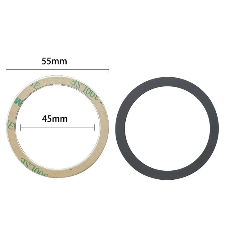 20 PCS Ring Car Magnetic Suction Wireless Charger Lead Magnetic Ring Back Sticker, Color: Black 20 PCS Ring Car Magnetic Suction Wireless Charger Lead Magnetic Ring Back Sticker, Color: Black