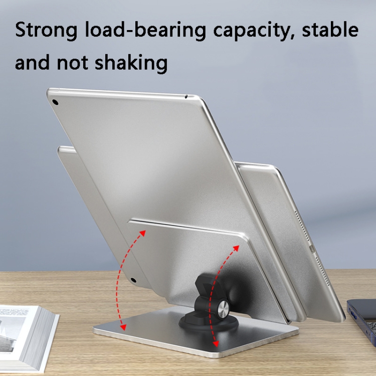 Aluminum Alloy Folding Tablet Bracket(Bright Silver) Aluminum Alloy Folding Tablet Bracket(Bright Silver)