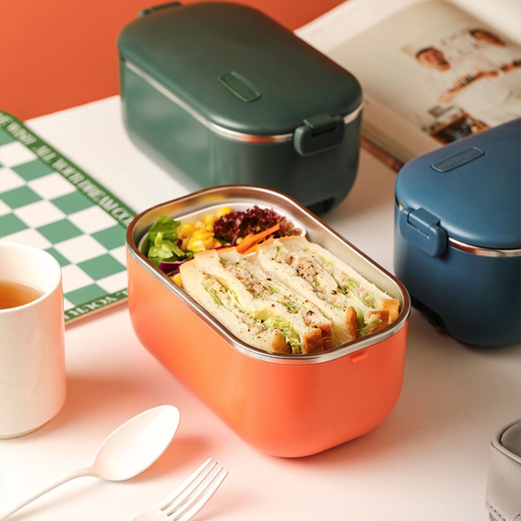 Heated Lunch Box Green