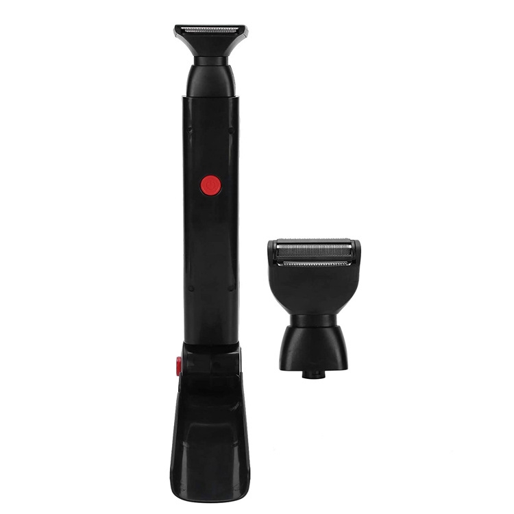 B7 2-IN-1 USB de afeitadora eléctrica recargable de la afeitadora trasera (negro) - B3