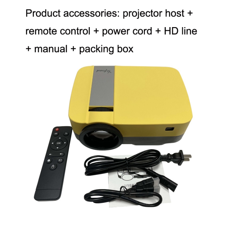 Z6 Home LED HD Smart Proyector Pequeño, enchufe CN (Versión WiFi Android)