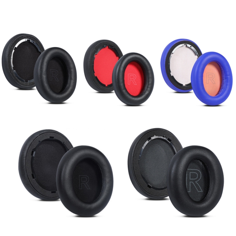 2pcs Protein Leather Sponge Earphone Cover For Anker Soundcore Life Q10 (Blue+Orange) 2pcs Protein Leather Sponge Earphone Cover For Anker Soundcore Life Q10 (Blue+Orange)