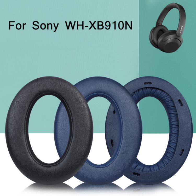 2pcs Protein Skin Sponge Earphone Cover For Sony WH-XB910N(Black) 2pcs Protein Skin Sponge Earphone Cover For Sony WH-XB910N(Black)