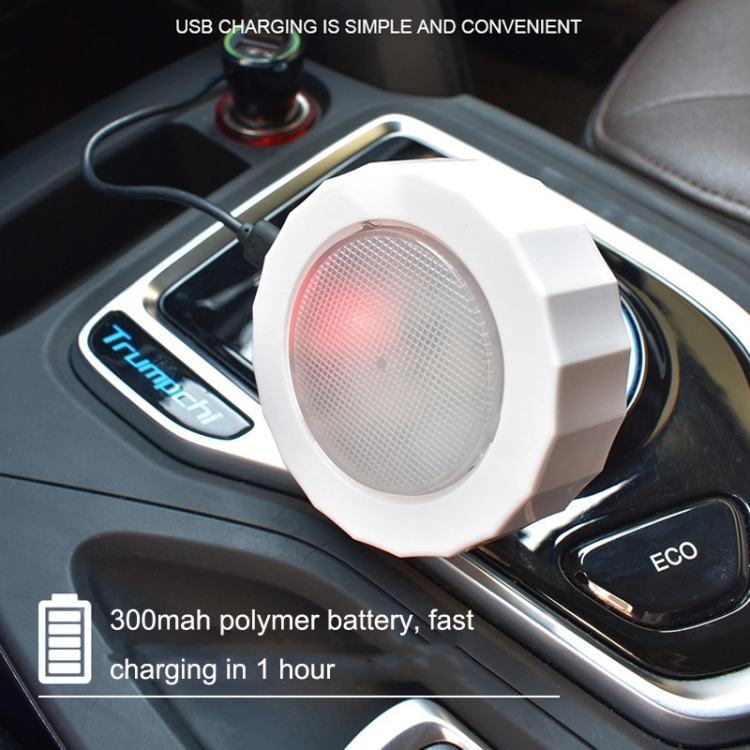 Z7 Car Ceiling USB Wireless Strobe Reading Light, Color: White - B4