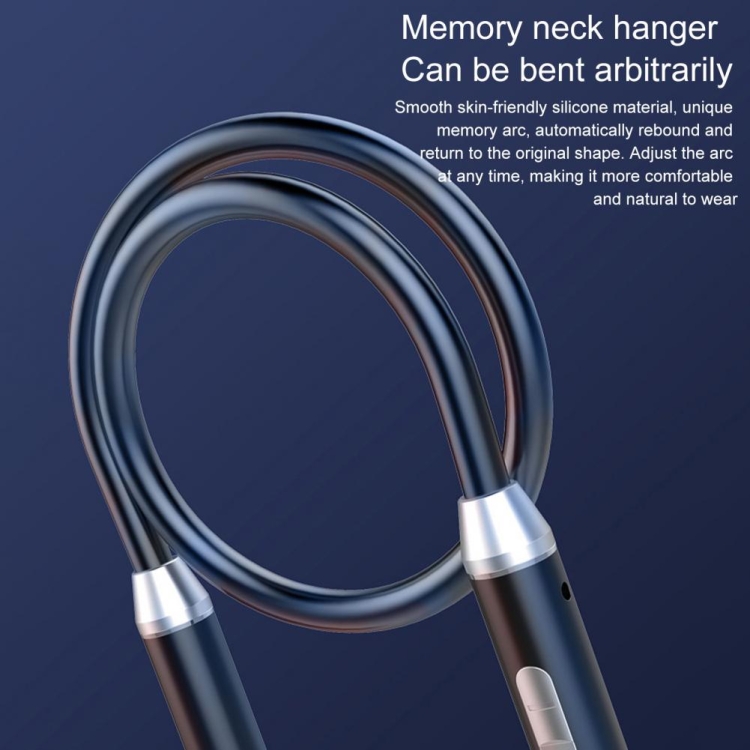 BT-61 Semi-in-ear Magnetic Neck-mounted Bluetooth Earphone(Black) BT-61 Semi-in-ear Magnetic Neck-mounted Bluetooth Earphone(Black)