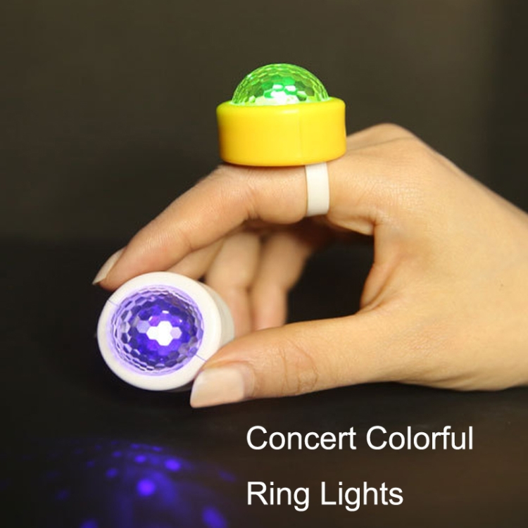 5 PCS D2 LED Clignotant Finger Stage Small Small Magic Ball Flash (Blanc)