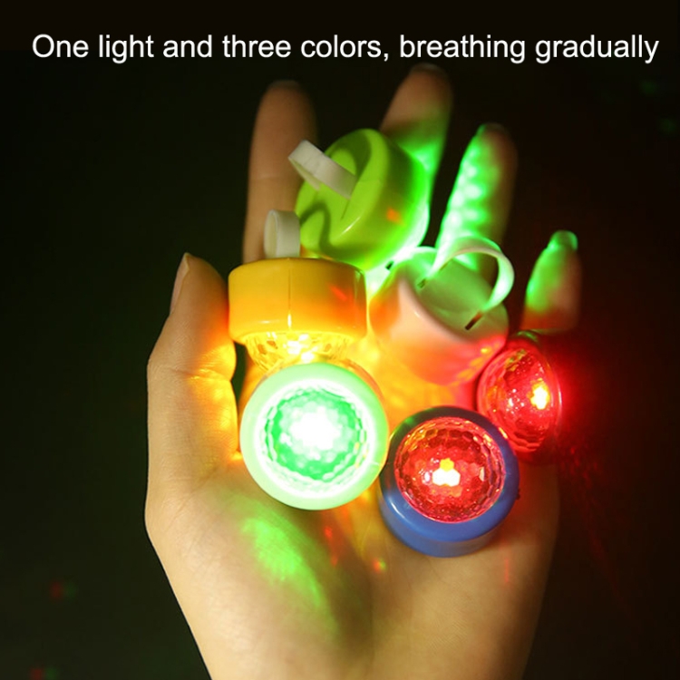 5 PCS D2 LED Clignotant Finger Stage Small Small Magic Ball Flash (Blanc)