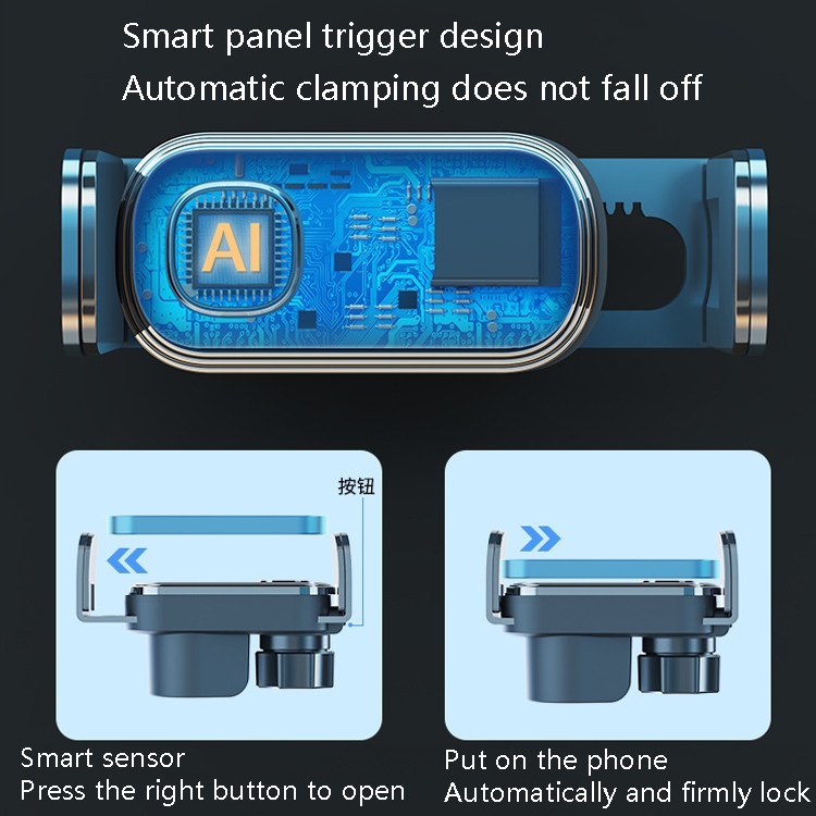 Little One S1 Electric Car Mobile Phone Bracket, Color: Black (Center Console)