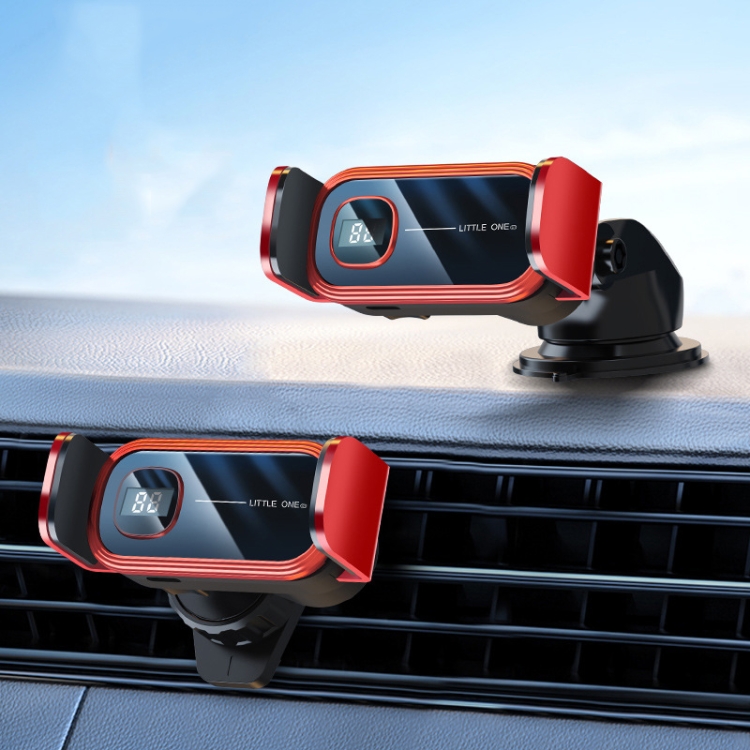 Little One S1 Electric Car Mobile Phone Bracket, Color: Red (Central Console)