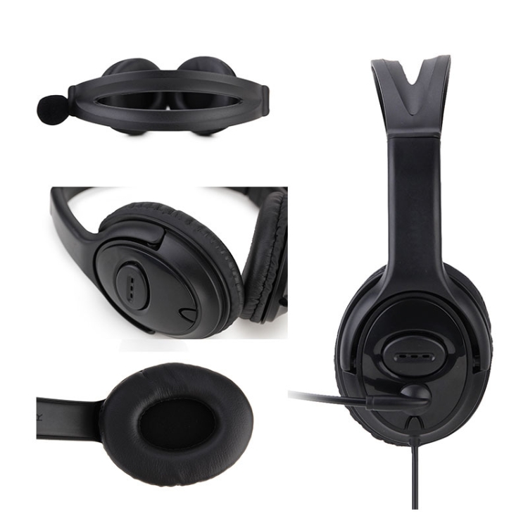 Soyto SY493MV Gaming Computer Office Office Mute Auriculares (Negro) - B2