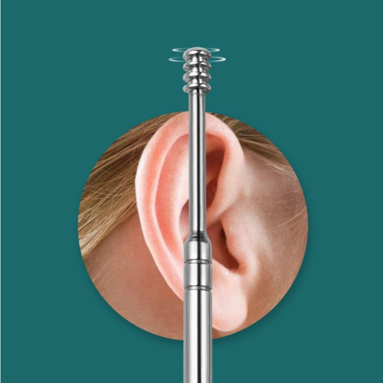 5 Sets 6 In 1 Stainless Steel Spring Spiral Portable Ear Pick ...