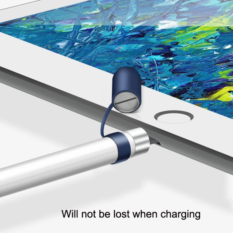 10 PCS Stylus Anti-lost Silicone Protective Case For Apple Pencil 1, Style: Conversion Head (Gray) 10 PCS Stylus Anti-lost Silicone Protective Case For Apple Pencil 1, Style: Conversion Head (Gray)