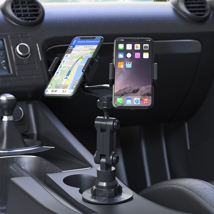 Double Chuck Rotary Multifunctional Cup Holder Mobile Phone Holder(Cup T1) Double Chuck Rotary Multifunctional Cup Holder Mobile Phone Holder(Cup T1)