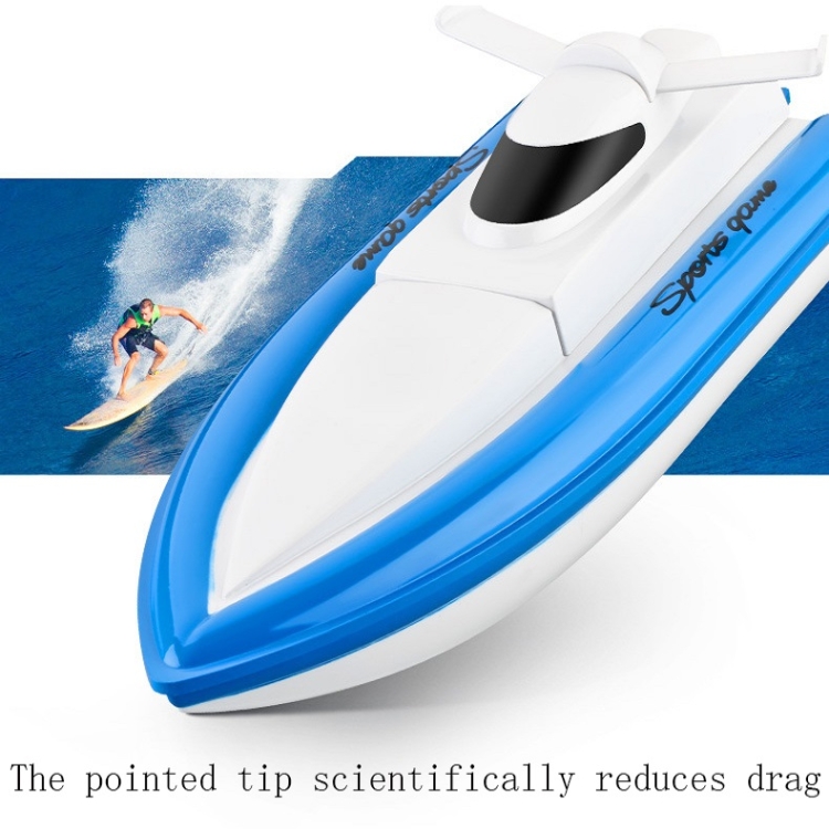 2.4G High-Speed Remote Control Boat Electric Navigation Model Toy(Blue ) - B3