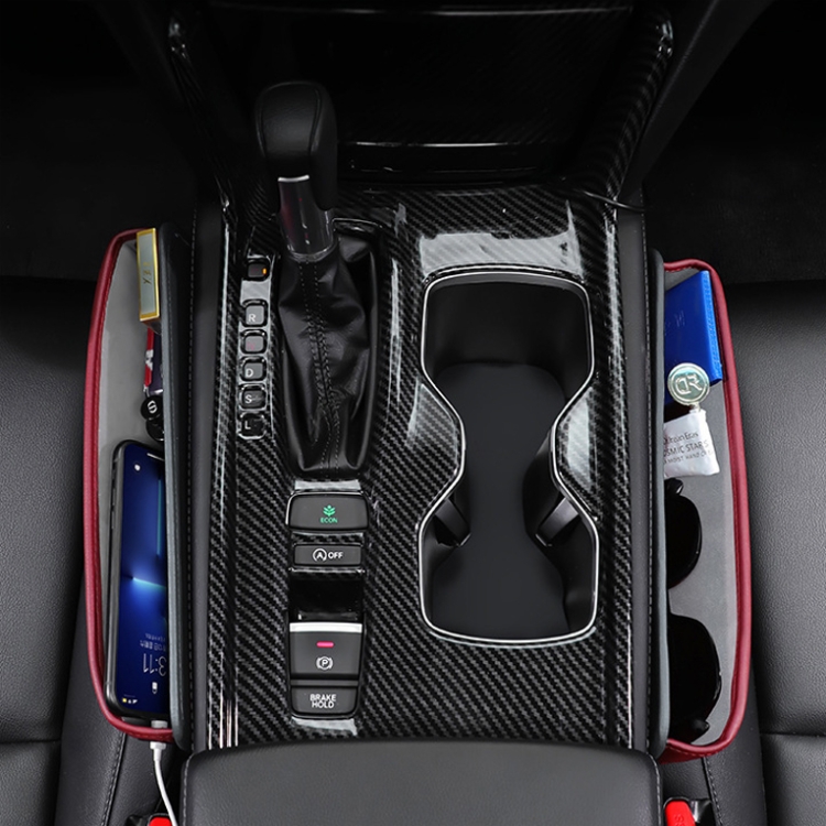 SUSISUN 049 Multifunctional Car Seat Slit Storage Box, Color: Black (One Pair) - B5