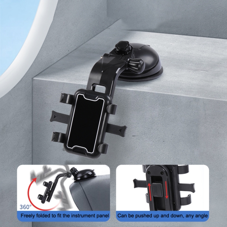 093 Car Navigation Dashboard Windshield Car Phone Holder(Blue) 093 Car Navigation Dashboard Windshield Car Phone Holder(Blue)