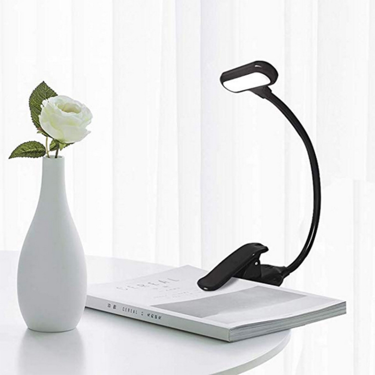 8021 Mini Book Clip Light LED Musica Punteggio Musica Protezione degli  occhi Lampada da lettura (bianco)