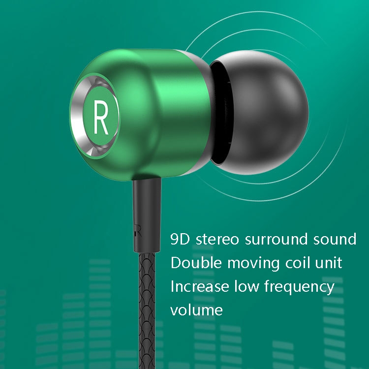 2 PCS TS6000 3.5mm Metal Elbow In-Ear Wired Control Earphone with Mic(Black) 2 PCS TS6000 3.5mm Metal Elbow In-Ear Wired Control Earphone with Mic(Black)