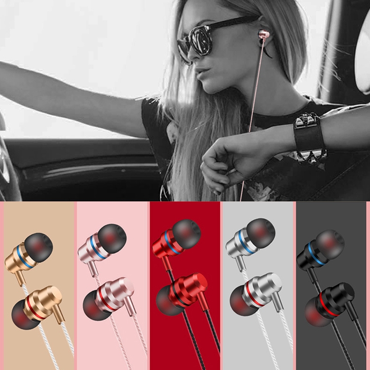 2 PCS TS8 3.5mm In-Ear Metal Wired Control Phone Earphone(Silver Gray) 2 PCS TS8 3.5mm In-Ear Metal Wired Control Phone Earphone(Silver Gray)