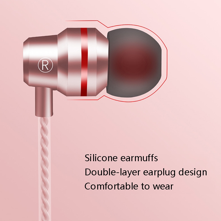 2 PCS TS8 3.5mm In-Ear Metal Wired Control Phone Earphone(Silver Gray) 2 PCS TS8 3.5mm In-Ear Metal Wired Control Phone Earphone(Silver Gray)