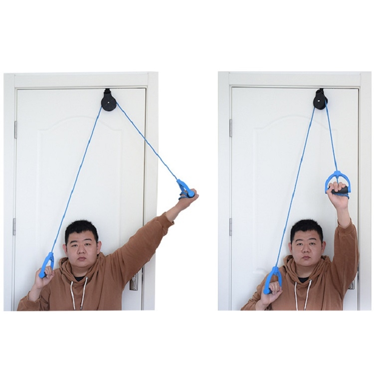 Pulley Ring Upper Limb Exercise Rehabilitation Training Equipment, Standard Door Buckle ( with A Glove) - B6
