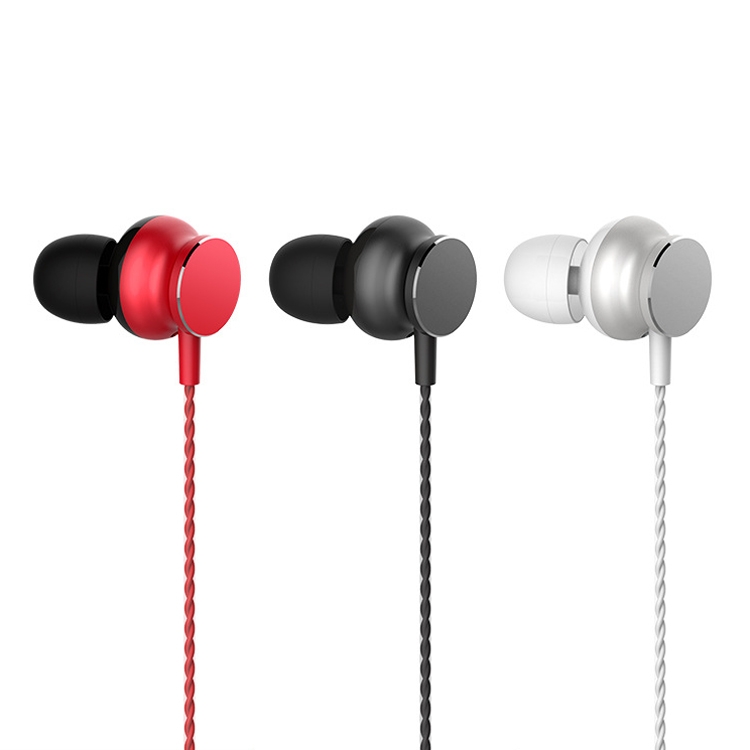 2 PCS TS118 3.5mm Metal In-Ear Wired Game Earphone(Red) 2 PCS TS118 3.5mm Metal In-Ear Wired Game Earphone(Red)
