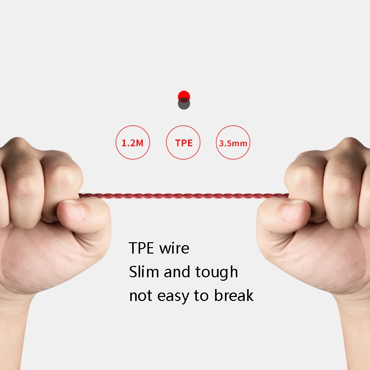 2 PCS TS118 3.5mm Metal In-Ear Wired Game Earphone(Red) 2 PCS TS118 3.5mm Metal In-Ear Wired Game Earphone(Red)