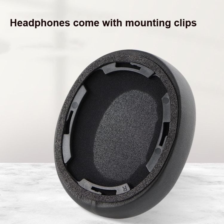 1 Pair Soft Foam Ear Pads For Audio-Technica ATH-SR50/SR50BT(Black ) - B3