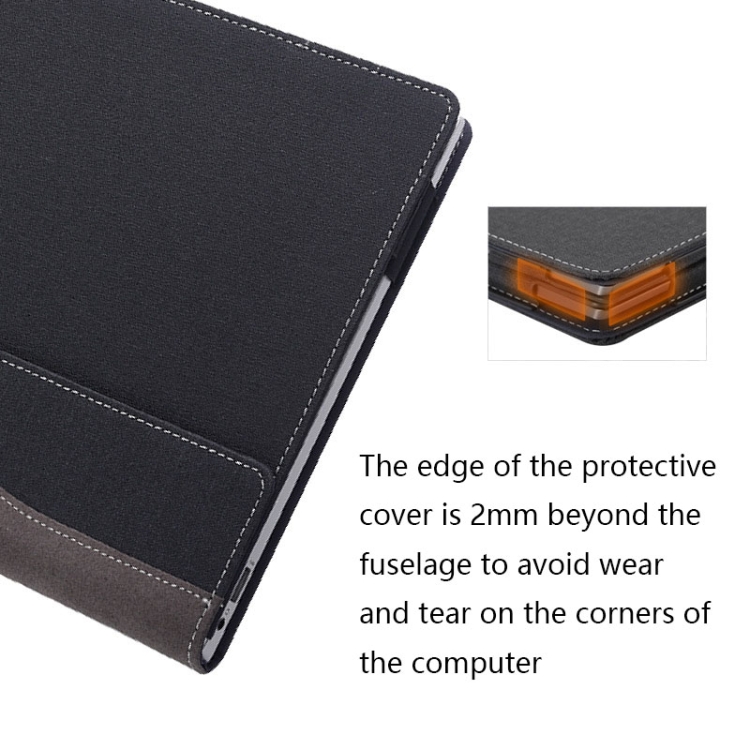 Laptop Anti-Drop Protective Case For HP Pavilion 14(Dark Gray) - B6