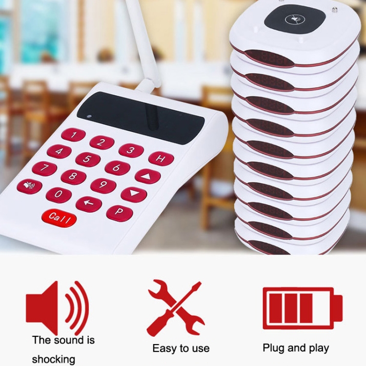 QC03 Wireless Meal Picker Restaurant Vibrating Bell Caller - 5
