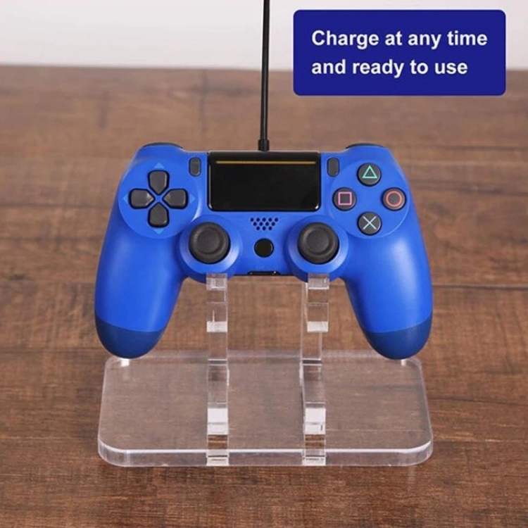 Acrylic Game Console Handle Stand Display Stand For PS4 / PS5(Transparency) - B3