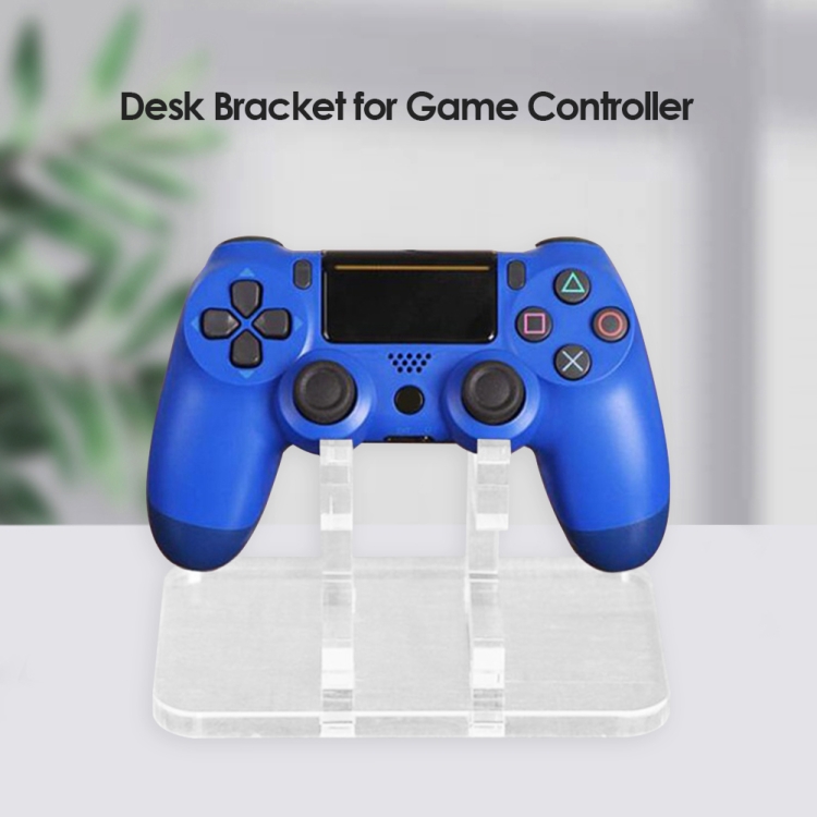 Acrylic Game Console Handle Stand Display Stand For PS4 / PS5(Transparency) - B4
