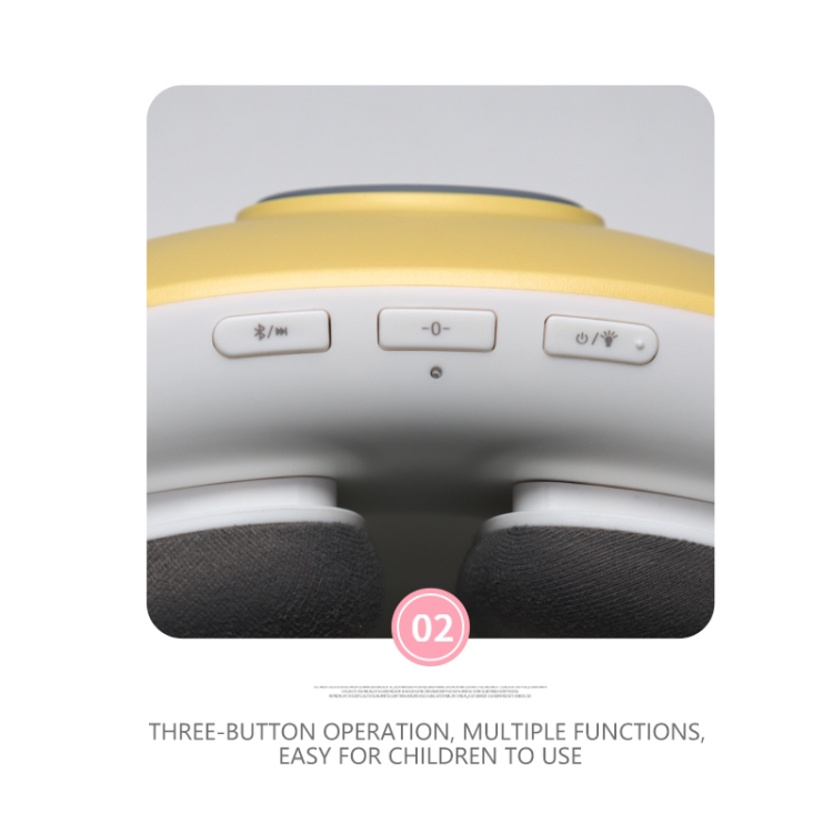 Intelligent Hot Compress Eye Massager For Children, Specification: English(Yellow) - B3