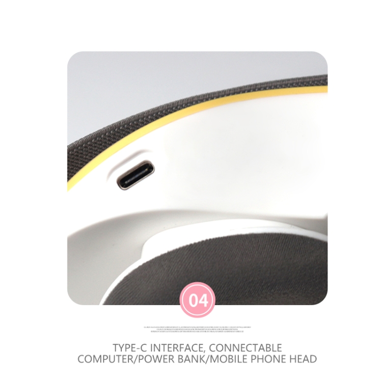 Intelligent Hot Compress Eye Massager For Children, Specification: English(Yellow) - B5