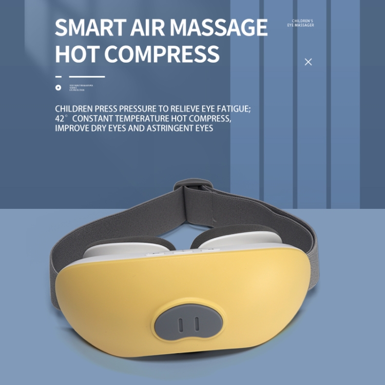 Intelligent Hot Compress Eye Massager For Children, Specification: English(Yellow) - B6
