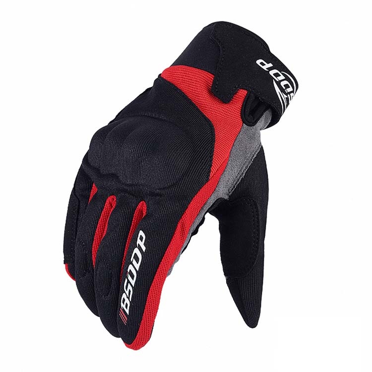 BSDDP A0117 Motorcycle Outdoor Riding Antiskid Gloves, Size: L(Red) - 1