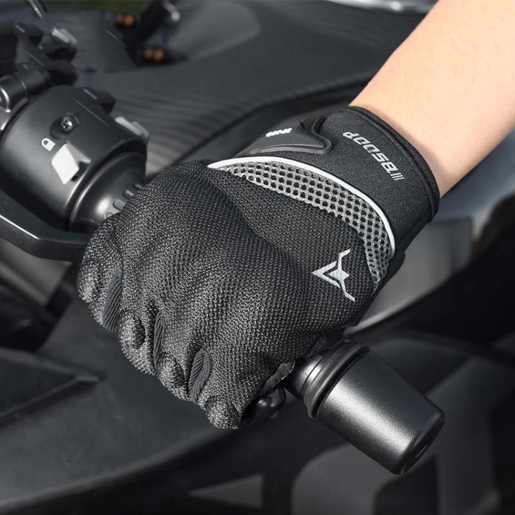 BSDDP A0131 Oudoor Motorcycle Riding Anti-Slip Gloves, Size: XL(Black) - B6