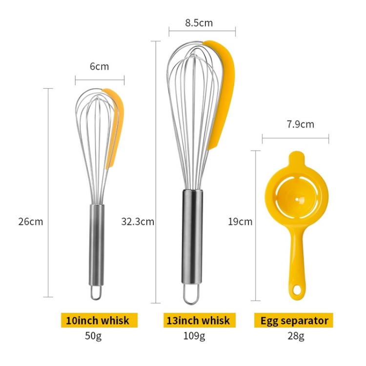 Professional manual 60cm whisk