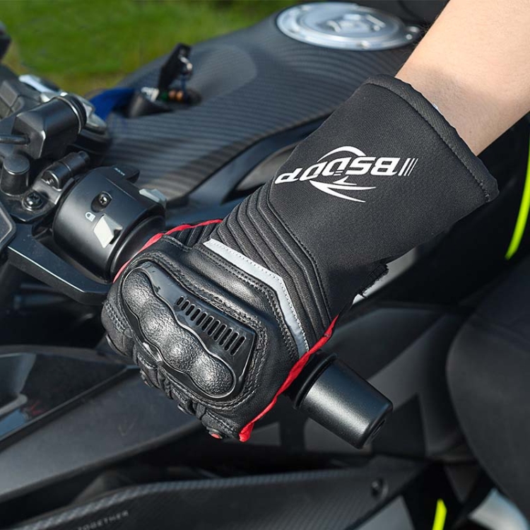 BSDDP RH-A0130 Outdoor Riding Warm Touch Screen Gloves, Size: M(Black) - B6