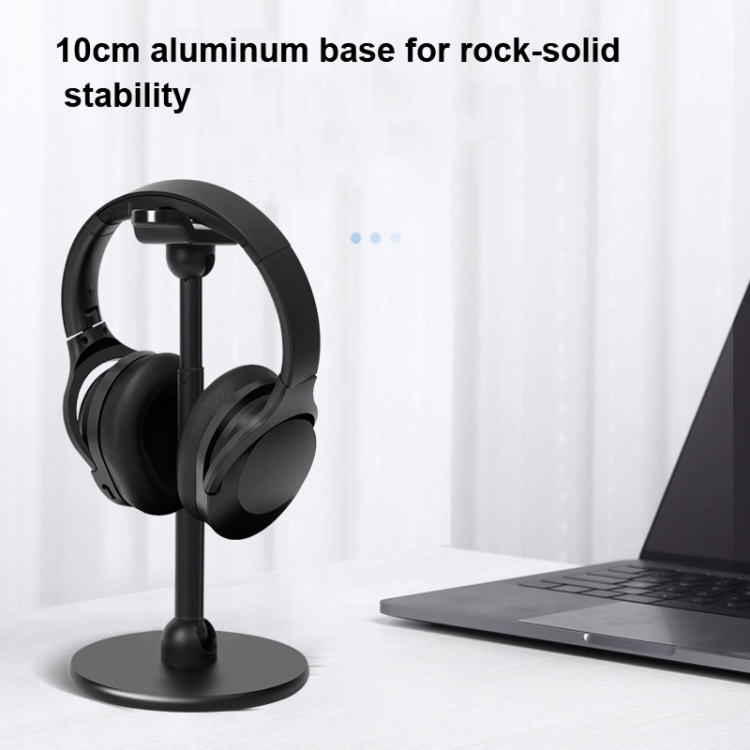 HZ01 Foldable Headphone Storage Hanger(Black) - B3