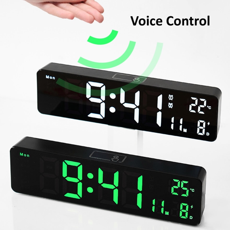 6625D LED Digital Alarm Clock Luminous Desktop Timer Temperature ...
