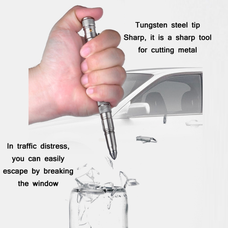 P08 Outdoor LED With Flashing Tungsten Steel Window Breaking Self