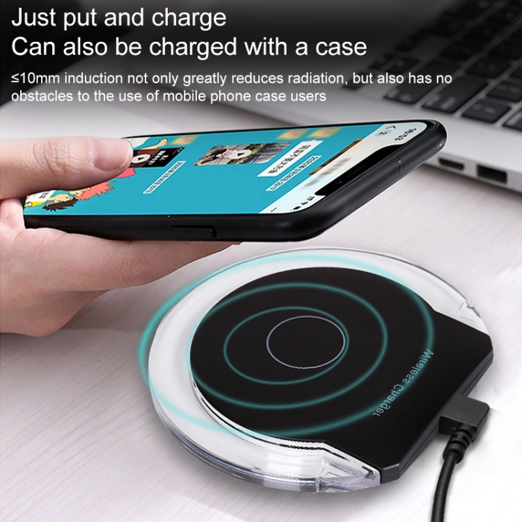 2pcs A9199 10W 3 in 1 Vertical LED Crystal Wireless Charger(White) 2pcs A9199 10W 3 in 1 Vertical LED Crystal Wireless Charger(White)