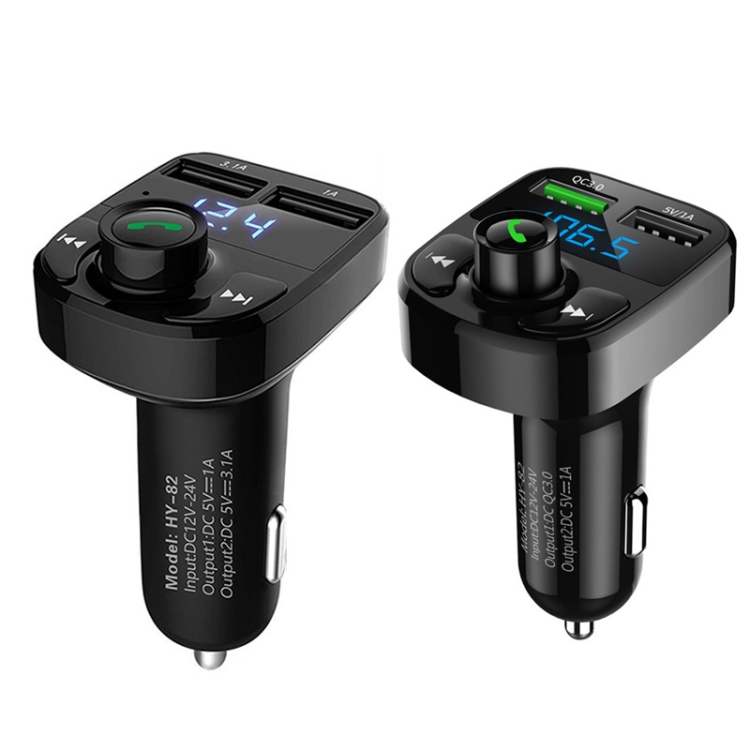 HY82 Car MP3 Bluetooth Receiver Dual USB Car Charger, Specification: Regular Version HY82 Car MP3 Bluetooth Receiver Dual USB Car Charger, Specification: Regular Version