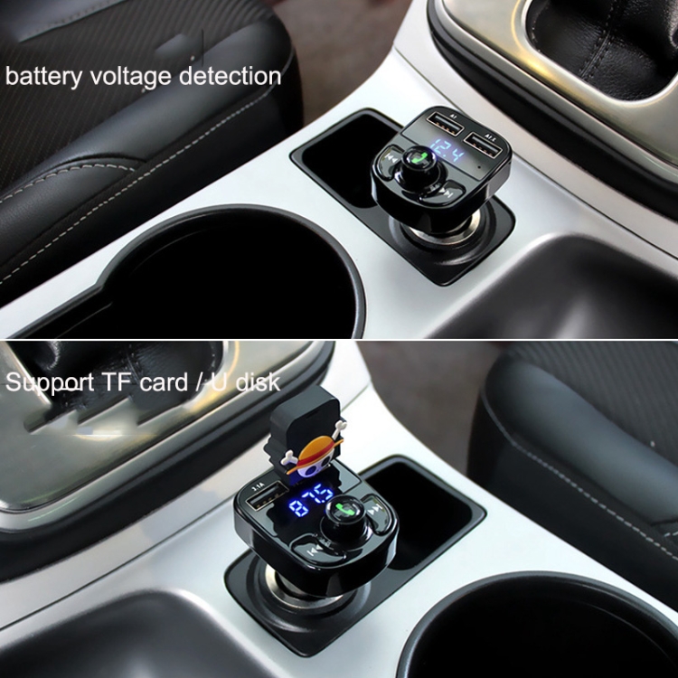 HY82 Car MP3 Bluetooth Receiver Dual USB Car Charger, Specification: Regular Version HY82 Car MP3 Bluetooth Receiver Dual USB Car Charger, Specification: Regular Version