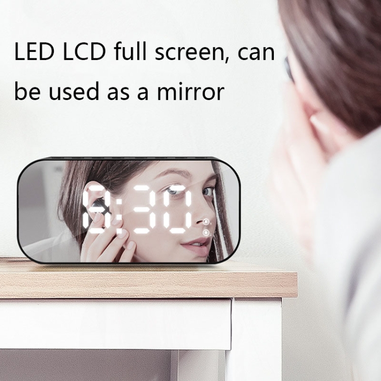 Havit M3 Subwoofer Mini Mirror Clock Bluetooth Speaker, Spsc: 2200mAh (Black) Havit M3 Subwoofer Mini Mirror Clock Bluetooth Speaker, Spsc: 2200mAh (Black)